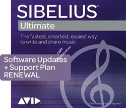 Avid Sibelius | Ultimate 3-Year Software Updates + Support Plan RENEWAL (Electronic Delivery) - фото 54736