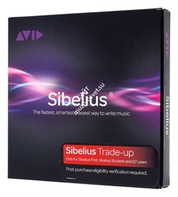 Avid Sibelius Trade-up from Sibelius First, Student or G7 (Includes DVDs) - фото 54766