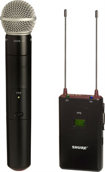 SHURE FP25/SM58 Q24 портативная радиосистема с ручным передатчиком и накамерным приемником - фото 58266