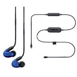 SHURE SE846-BLU+BT1-EFS премиальные беспроводные внутриканальные Bluetooth наушники, цвет синий. - фото 58526