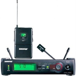 SHURE SLX14E/93 P4 702 - 726 MHz профессиональная радиосистема c нательным передатчиком и капсюлем микрофона WL93 - фото 58576