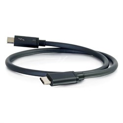 Sonnet Cable, Thunderbolt 3, 0.5M, 40Gb, Black - фото 58912