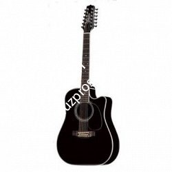 TAKAMINE LEGACY EF381SC-12 12-струнная электроакустическая гитара с кейсом. цвет Gloss Black - фото 63357