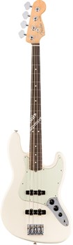FENDER AM PRO JAZZ BASS RW OWT бас-гитара American Pro Jazz Bass, цвет олимпик уайт, палисандровая накладка грифа - фото 63535