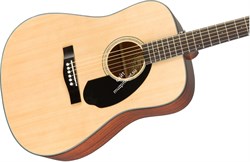 FENDER CD-60S NAT акустическая гитара, топ - массив ели, цвет натуральный - фото 63657