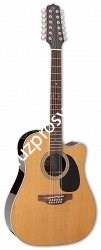 TAKAMINE TT SERIES EF400SC-TT электроакустическая гитара типа DREADNOGHT CUTAWAY с кейсом, цвет - натуральный, верхняя дека - ма - фото 63757