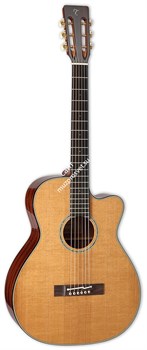 TAKAMINE TT SERIES EF740FS-TT электроакустическая гитара типа ORCHESTRA MODEL с кейсом, цвет - натуральный, верхняя дека - масси - фото 63768