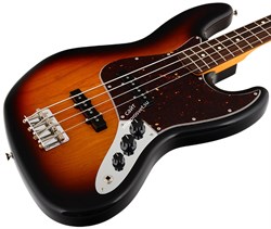 FENDER 60S JAZZ BASS PF 3TSB LACQUER бас-гитара, цвет 3-х цв. санберст, накладка грифа Пао Ферро - фото 64015