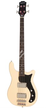 EPIPHONE EMBASSY PRO BASS ANTIQUE IVORY бас-гитара 4-струнная, цвет слоновая кость - фото 64067