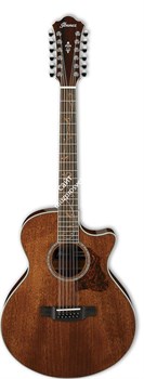 IBANEZ AE2412-NT, 12-ти струнная электроакустическая гитара , цвет натуральный, - фото 64332
