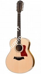 TAYLOR 458e 400 Series, гитара электроакустическая двенадцатиструнная, форма корпуса Grand Orchestra, кейс - фото 64534