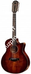 TAYLOR K66ce Koa Series, гитара электроакустическая двенадцатиструнная, форма корпуса Grand Symphony, кейс - фото 64738