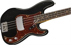 FENDER 2018 POSTMODERN BASS RW - JOURNEYMAN RELIC® - AGED BLACK Бас-гитара с кейсом, 3-х цвет черный - фото 64907