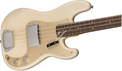 FENDER 2018 JOURNEYMAN RELIC® 1959 PRECISION BASS - AGED WHITE BLONDE Бас-гитара с кейсом, цвет кремовый - фото 64917