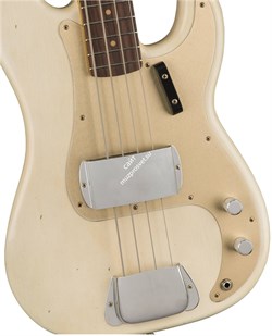 FENDER 2018 JOURNEYMAN RELIC® 1959 PRECISION BASS - AGED WHITE BLONDE Бас-гитара с кейсом, цвет кремовый - фото 64918
