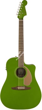 Fender Redondo Player ELJ Электроакустическая гитара, цвет зеленый - фото 65060