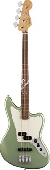 FENDER PLAYER JAGUAR BASS PF SGM Бас-гитара, цвет зеленый - фото 65203