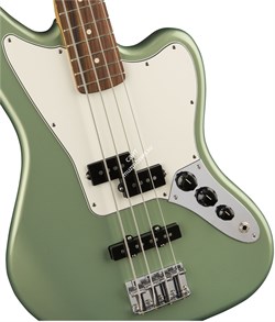 FENDER PLAYER JAGUAR BASS PF SGM Бас-гитара, цвет зеленый - фото 65206