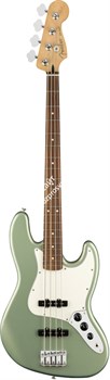 FENDER PLAYER JAZZ BASS PF SGM Бас-гитара, цвет зеленый - фото 65318
