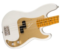 FENDER 50S P BASS LACQUER MN WBL Бас-гитара, 50S P-Bass, цвет белый - фото 65478