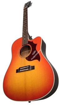 GIBSON 2019 Hummingbird AG Mahogany (Burst) Light Cherry Burst гитара электроакустическая, цвет санберст в комплекте кейс - фото 65579