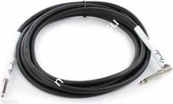 FENDER 10' ANGLE INSTRUMENT CABLE BLACK инструментальный кабель, 3 м, цвет чёрный - фото 65951