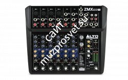 Alto ZMX122FX микшер, 4 моновхода, 2 стерео, 2 AUX-шины, процессор эффектов - фото 65986