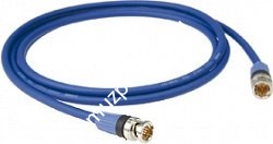 KLOTZ SWCN0030BL коаксиальный кабель Word Clock 75 Ом, с позолоченными разъёмами Neurtik BNC, 3 м, оболочка ПВХ, синий - фото 66069