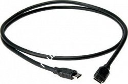 KLOTZ HC-HA-G01 кабель HDMI, позолоченные контакты C-A, AWG30, чёрный, 1 метр - фото 66077