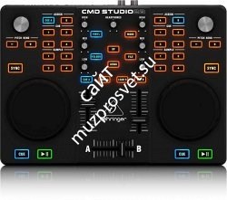 BEHRINGER CMD STUDIO 2A MIDI контроллер для DJ на 2 деки, со встроенным 4 канальным аудио интерфейсом - фото 66285