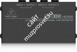 BEHRINGER MICROHD HD400 компактный 2-канальный подавитель шума - фото 67691