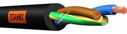 KLOTZ H07RN-F эластичный кабель, структура 2,50 мм2, черная оболочка, цена за метр - фото 67974
