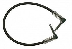 HORIZON G1-1 инструментальный кабель 1x0,2 мм2, плотность экрана 70%, длина 0.3 метра, разъемы Mono Jack, цвет черный - фото 68363