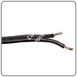 HORIZON Z16GA.K спикер кабель 2 x 1 мм2, изоляция ПВХ, матовая поверхность, цвет черный, указана цена за метр - фото 68407