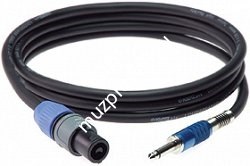 KLOTZ SC3-SP03SW готовый спикерный кабель LY225T, длина 3м, Neutrik Speakon, пластик -моно Jack KLOTZ, металл - фото 68491