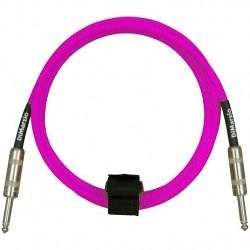 DIMARZIO INSTRUMENT CABLE 10' NEON PINK EP1710SSPK инструментальный кабель 1/4'' mono - 1/4'' mono, 3м, цвет розовый неон - фото 68603