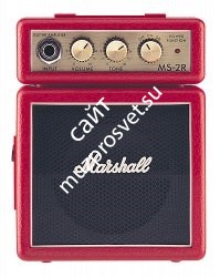 MARSHALL MS-2R MICRO AMP (RED) микрокомбо, 1 Вт - фото 69153