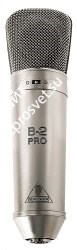 BEHRINGER B-2 PRO студийный конденсаторный микрофон с изменяемой направленностью в комплекте с подвесом, ветрозащитой и кейсом - фото 69942