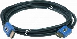 KLOTZ HA-HA-H05 кабель HDMI, позолоченные контакты A-A, AWG26, чёрный, 5 метров - фото 70478