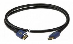 KLOTZ HA-HA-H08 кабель HDMI, позолоченные контакты A-A, AWG24, чёрный, 8 метров - фото 70479