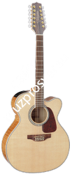 TAKAMINE G70 SERIES GJ72CE-12NAT 12-ти струнная электроакустическая гитара типа Jumbo, цвет натуральный - фото 70944
