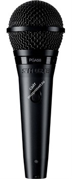 SHURE PGA58-XLR-E кардиоидный вокальный микрофон c выключателем, с кабелем XLR -XLR - фото 71041