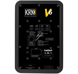 KRK V6S4 Активный 2-х полосный (Bi-Amp) 6-ти дюймовый студийный монитор, черный - фото 73331