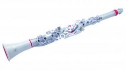 NUVO Clarin?o Standard Kit (White/Pink) Кларнет, материал - АБС пластик, цвет - белый/розовый, в комплекте - кейс, тряпочка для - фото 76501