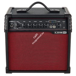 LINE 6 SPIDER V 20 Red Edition моделирующий гитарный комбоусилитель, цвет черный с красной сеткой 20 Вт - фото 77029