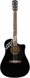 Fender CD-60SCE Dread Black WN электроакустическая гитара - фото 77089