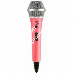 IK MULTIMEDIA iRig Voice - Pink ручной микрофон для караоке с аналоговым подключением к iOS и Android устройствам, розовый - фото 78566