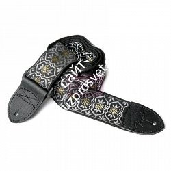 FENDER Nylon Jacquard Strap, 2' Silver/Gold Batam Ремень для гитары/бас-гитары - фото 80372