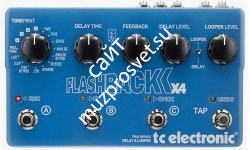 TC ELECTRONIC FLASHBACK X4 DELAY & LOOPER TonePrint напольная гитарная педаль эффекта задержки и лупер - фото 81445