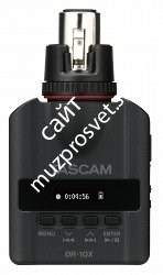 TASCAM DR-10X портативный рекордер для журналистов, прямое XLR подключение к динамическим и электретным микрофонам без кабеля. - фото 84606